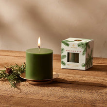 Load image into Gallery viewer, Frasier Fir Small Pillar Candle