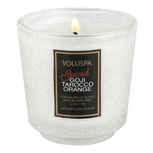 Load image into Gallery viewer, Spiced Goji Tarocco Orange Candles