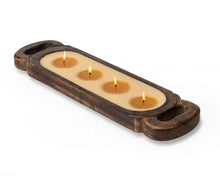 Load image into Gallery viewer, Himalayan Handmade Candles Wooden Candle Tray