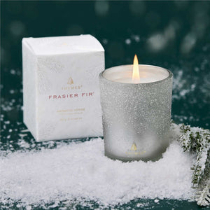 Frasier Fir Flocked Poured Candle