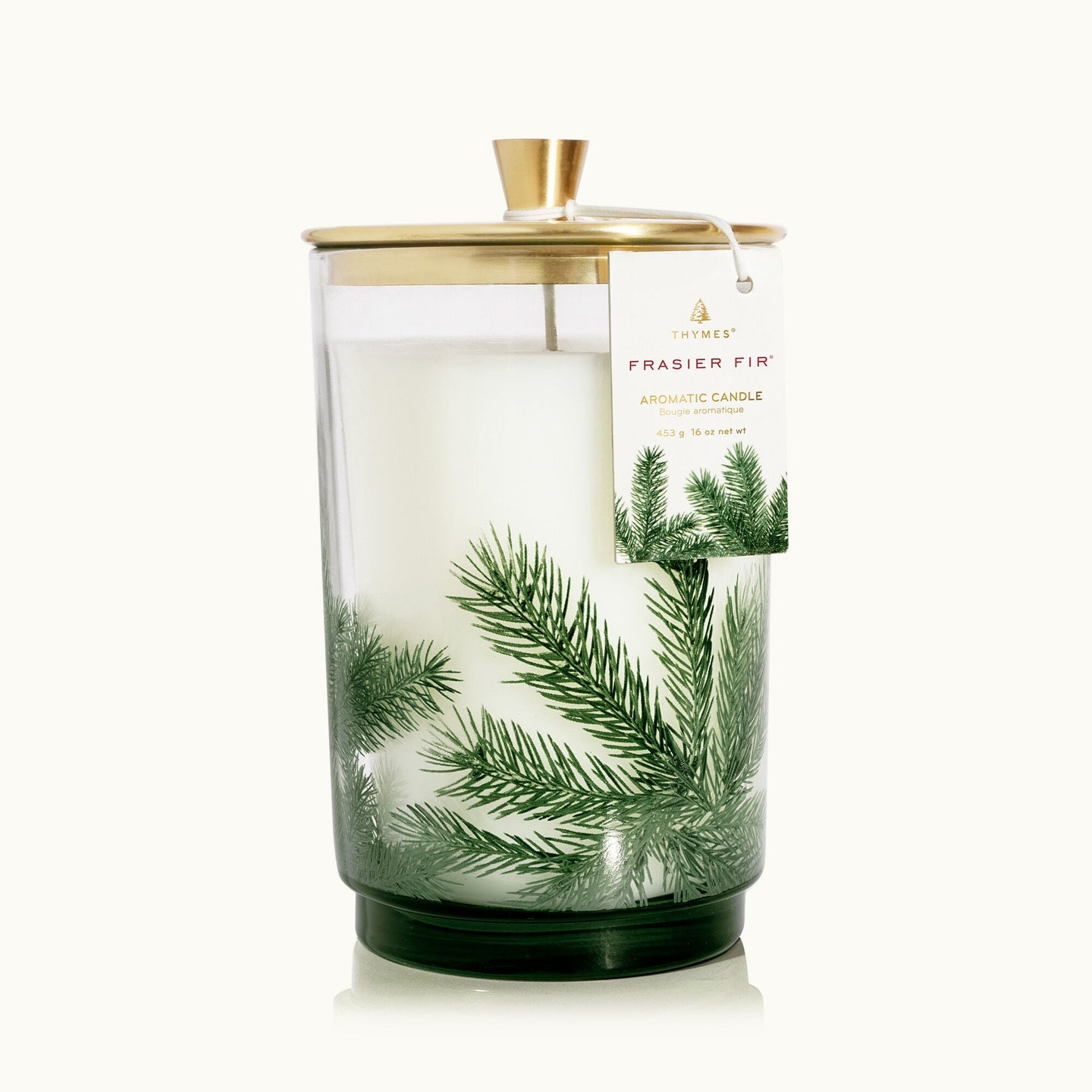 Thymes Frasier Fir Heritage Large Pine Needle Luminary Candle