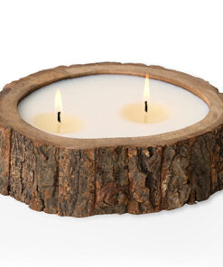 Himalayan Handmade Candles Irregular Tree Bark Pot