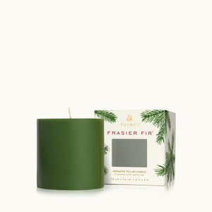 Frasier Fir Small Pillar Candle