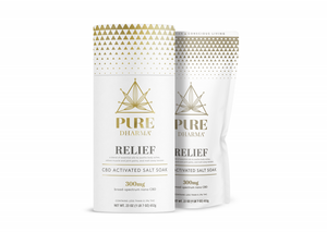 Pure Dharma Relief CBD Salt Soak Starter Set