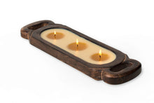 Load image into Gallery viewer, Himalayan Handmade Candles Wooden Candle Tray

