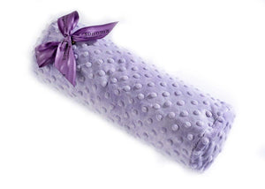 Heated Neck Roll - Lavender Dot